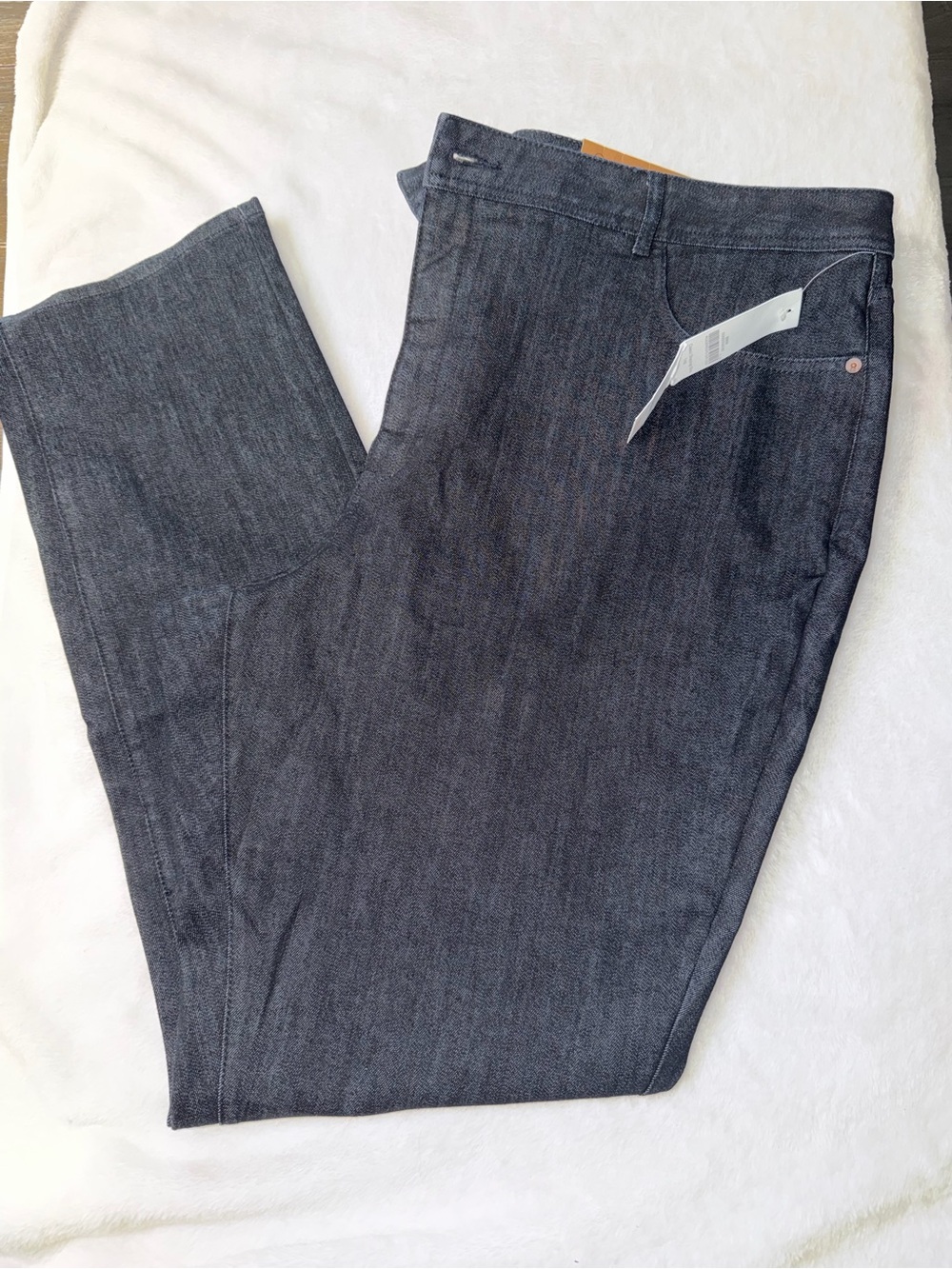 Coldwater Creek Women's Skinny Jeans in Dark Gray Denim